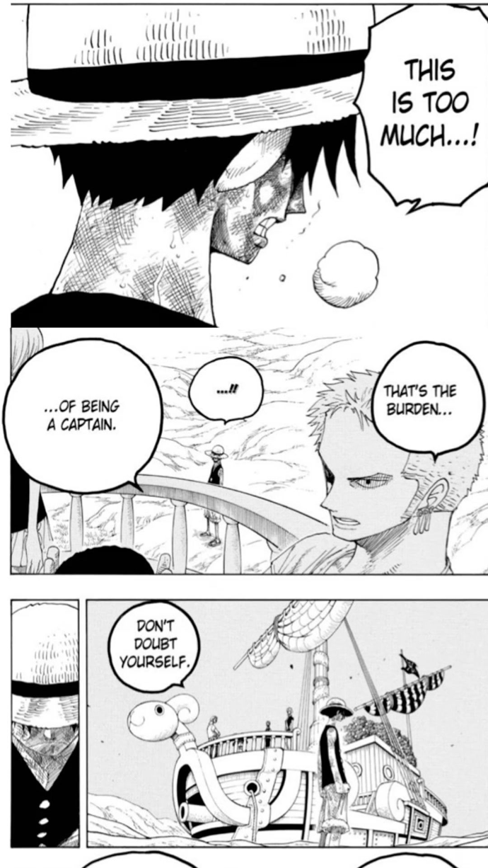 Zoro & Luffy Coversation